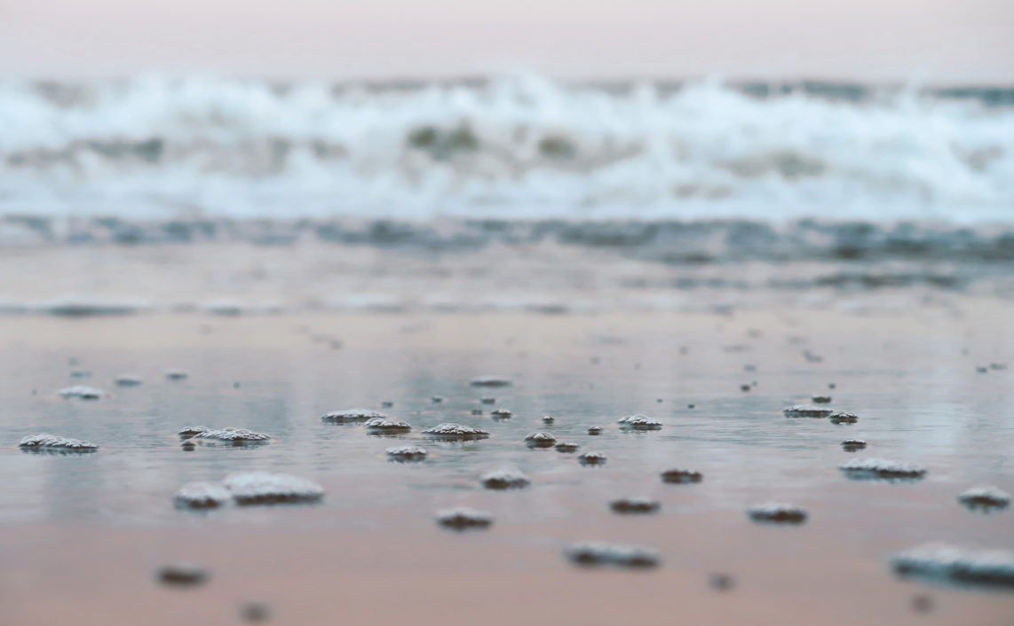 bubbles on the surf