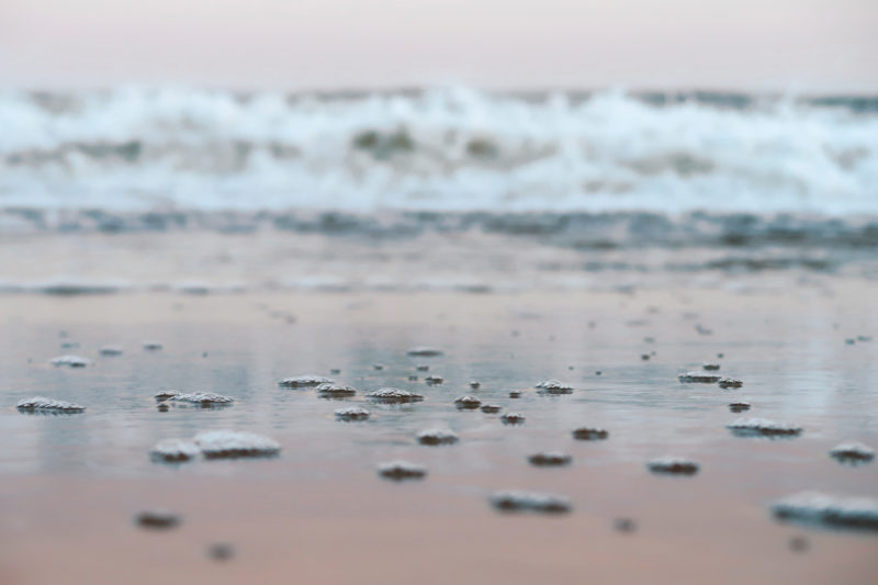bubbles on the surf